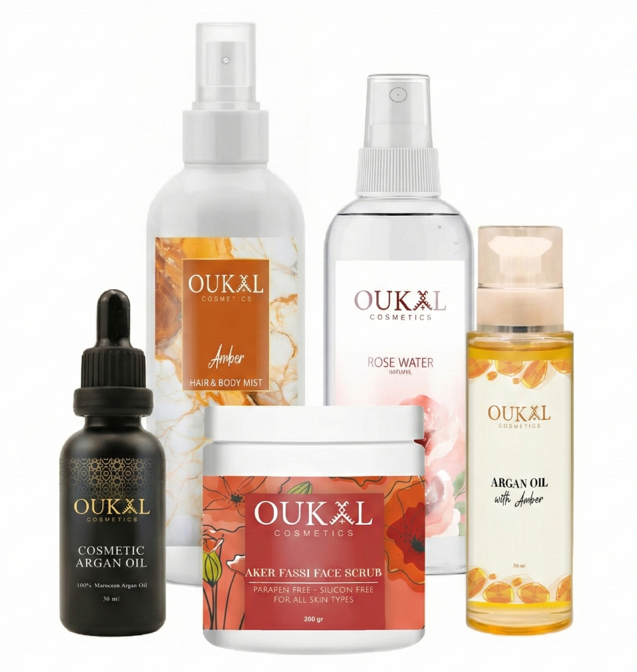 Flour hemp in bowl with grain and oil